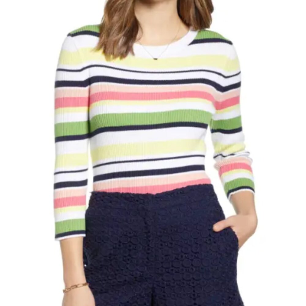 1901 Sleeve Detail Striped sweater, size M